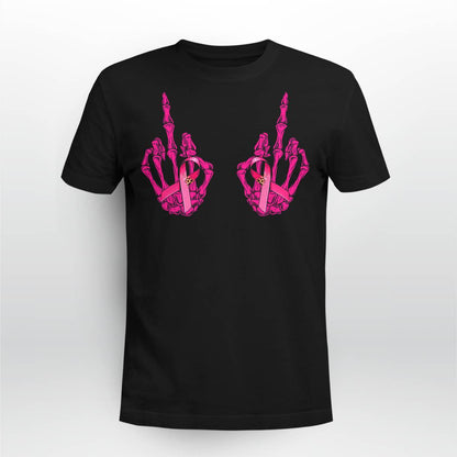 Funny Middle Finger Curse Word Breast Cancer Breast Support Brc2344