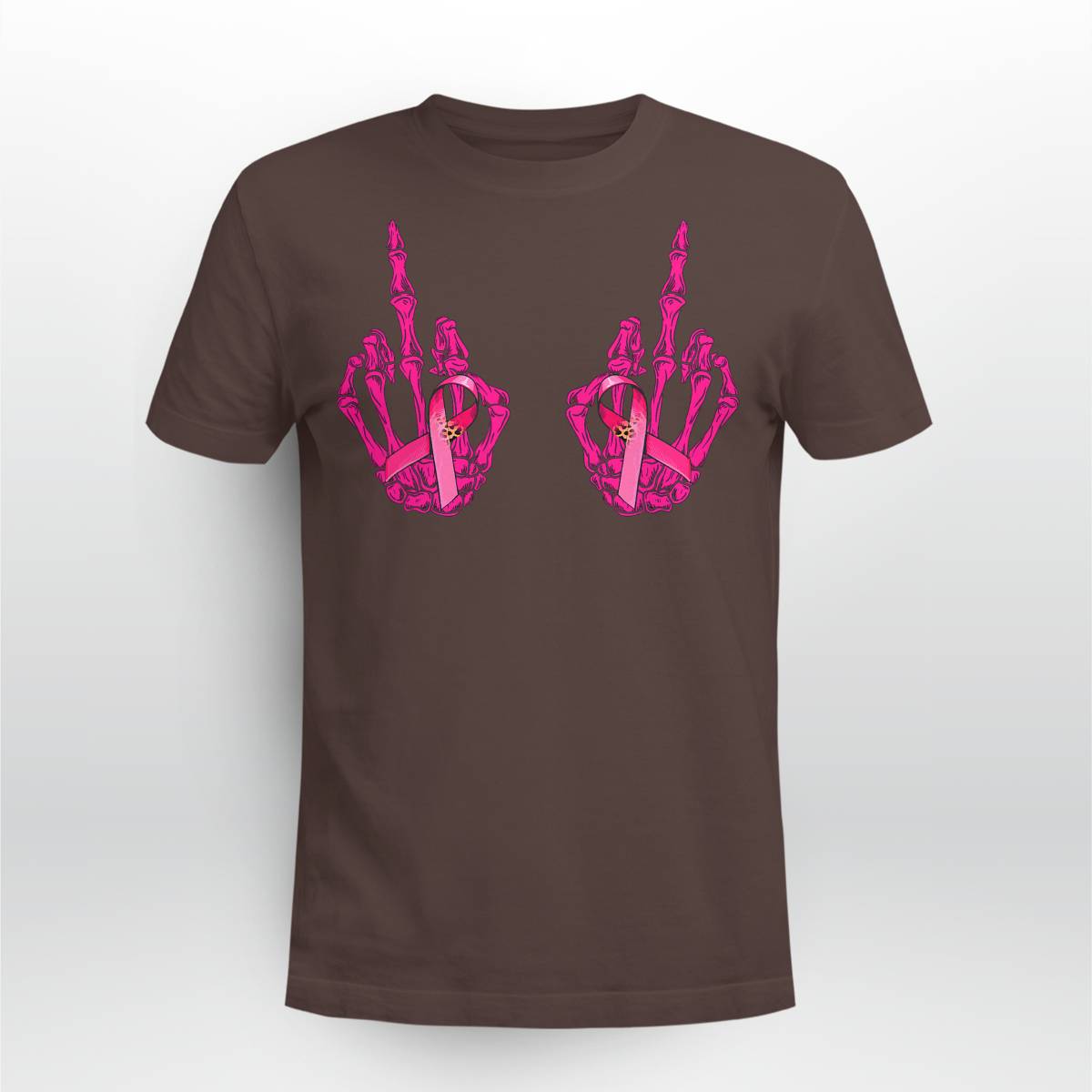Funny Middle Finger Curse Word Breast Cancer Breast Support Brc2344