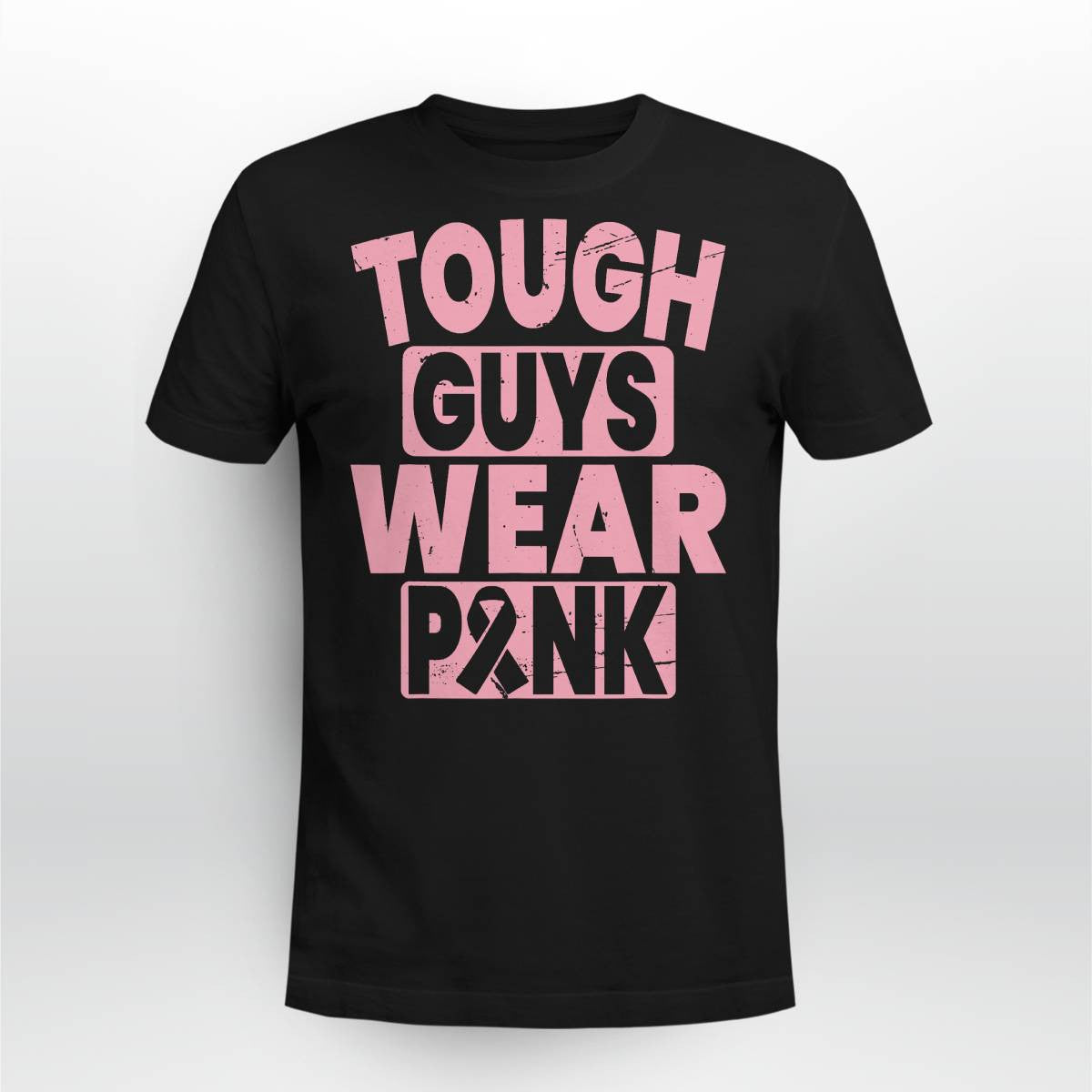 Tough Guys Wear Pink Breast Cancer Awareness Boys Brc2344