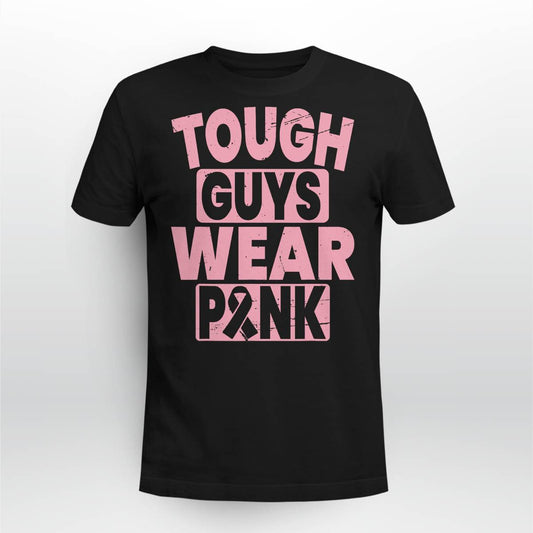 Tough Guys Wear Pink Breast Cancer Awareness Boys Brc2344