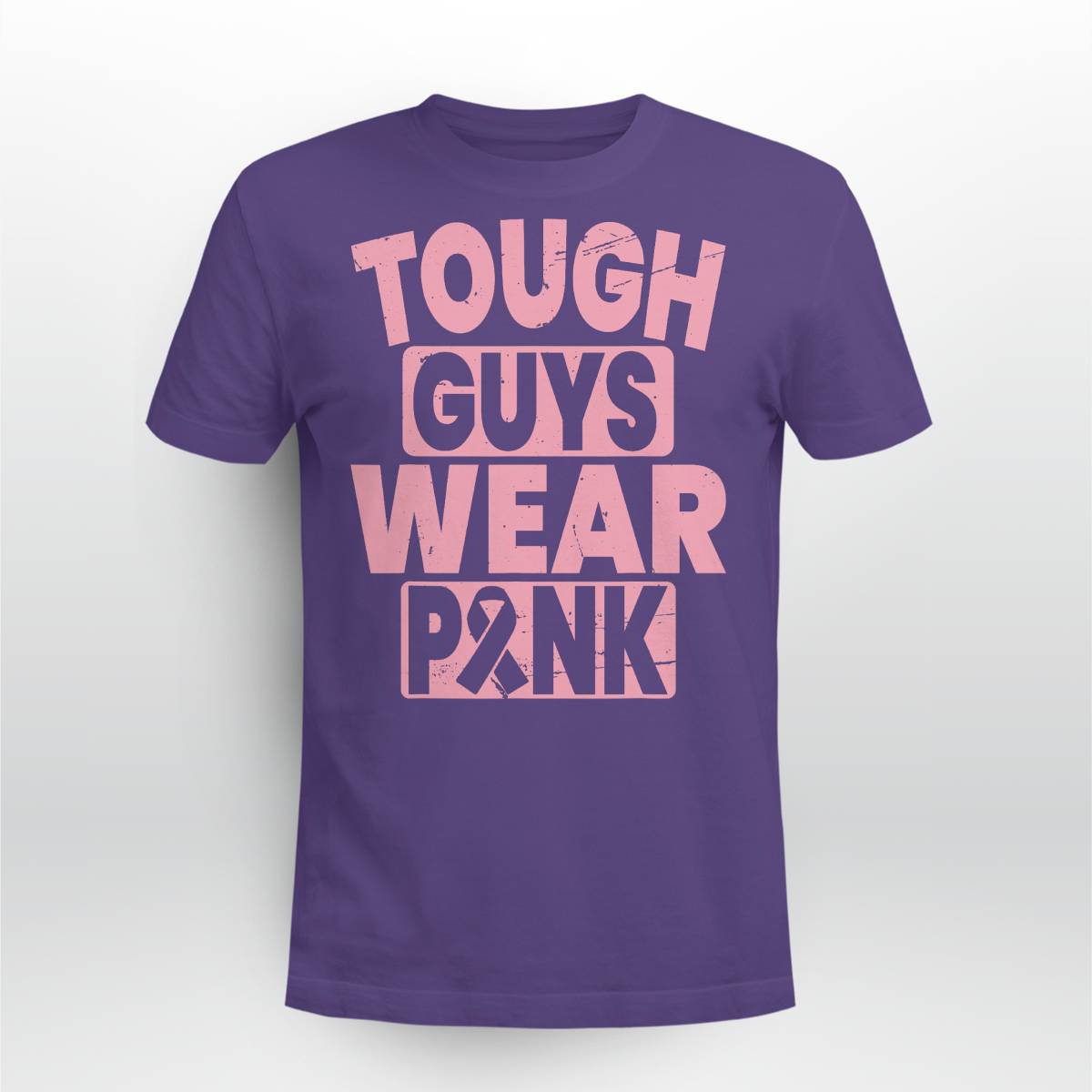 Tough Guys Wear Pink Breast Cancer Awareness Boys Brc2344