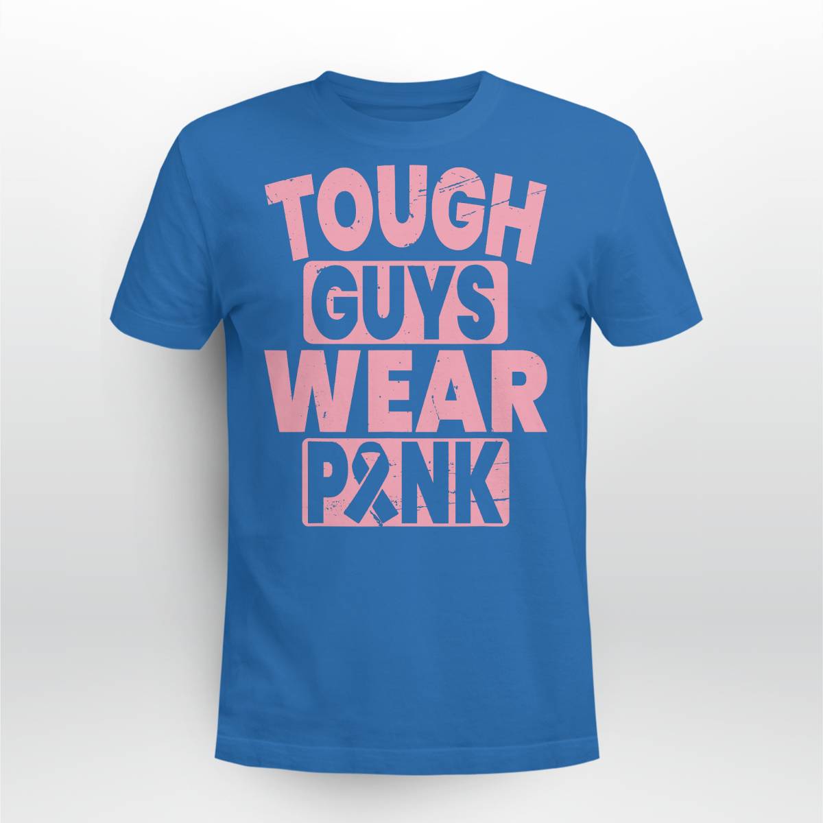 Tough Guys Wear Pink Breast Cancer Awareness Boys Brc2344