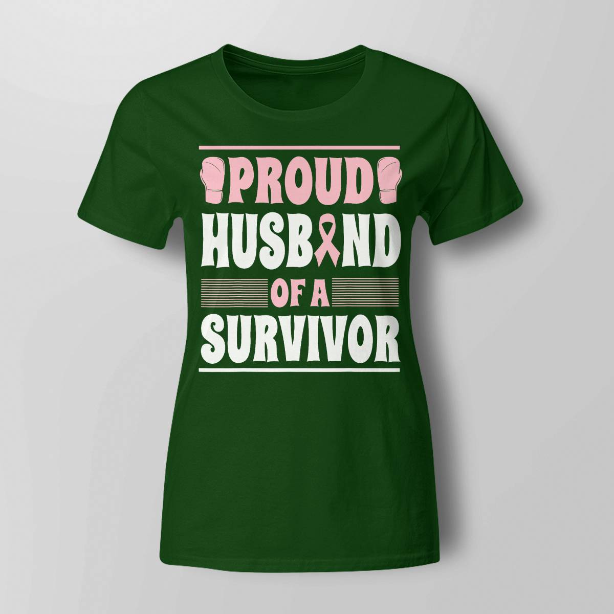 Proud Husband Of Survivor Breast Cancer Survivor Awareness Brc2344