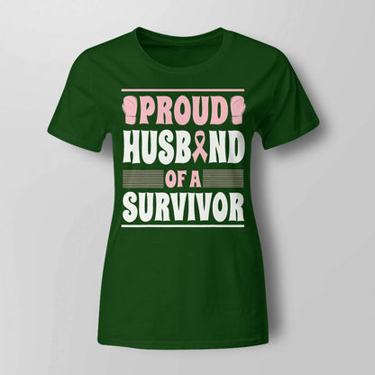Proud Husband Of Survivor Breast Cancer Survivor Awareness Brc2344