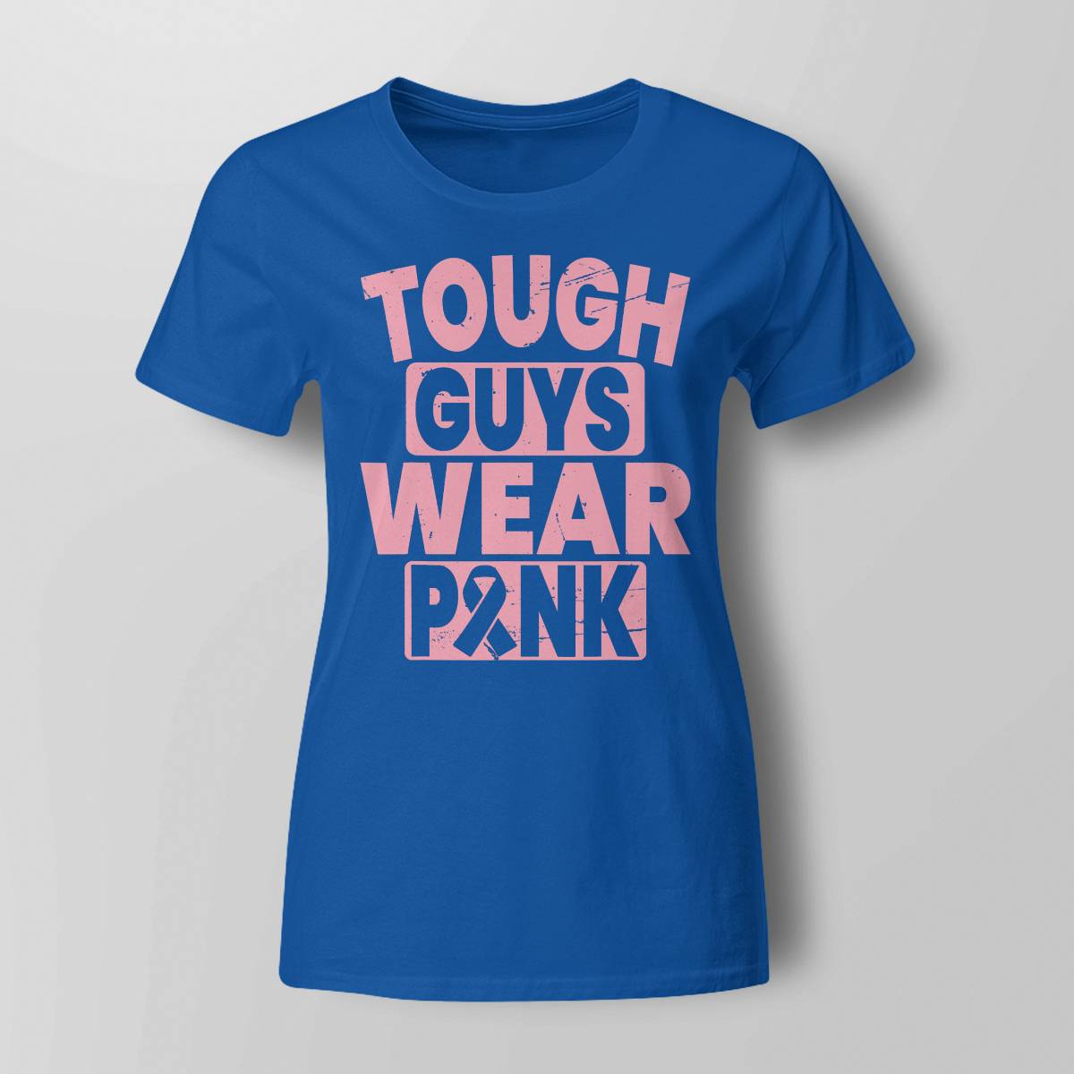 Tough Guys Wear Pink Breast Cancer Awareness Boys Brc2344