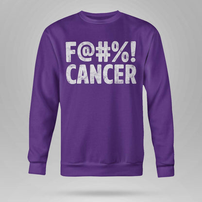 Fuck Cancer Breast Cancer Awareness Gift Distressed F@! Brc2344