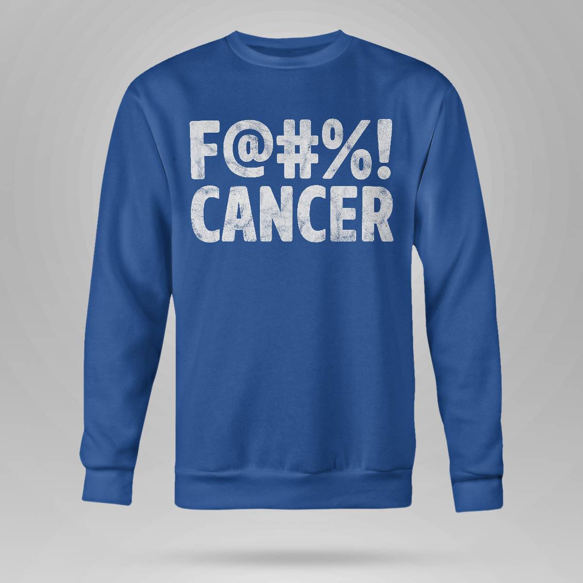 Fuck Cancer Breast Cancer Awareness Gift Distressed F@! Brc2344