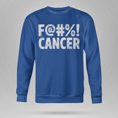 Fuck Cancer Breast Cancer Awareness Gift Distressed F@! Brc2344