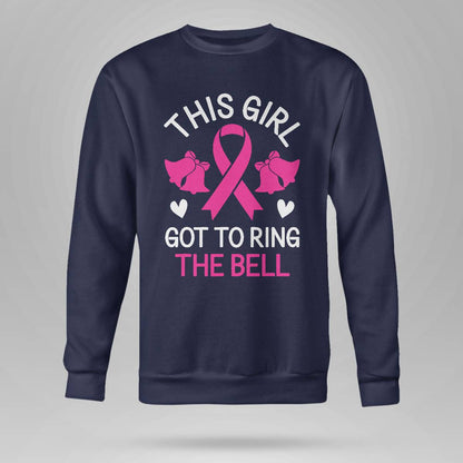 This Girl Got to Ring the Bell Chemo Grad Breast Cancer Brc2344