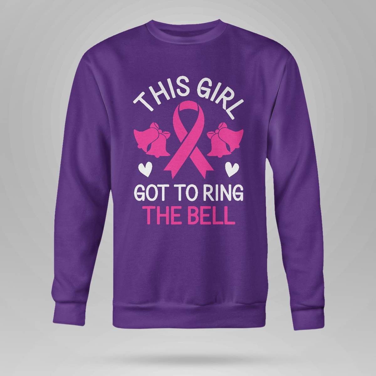 This Girl Got to Ring the Bell Chemo Grad Breast Cancer Brc2344