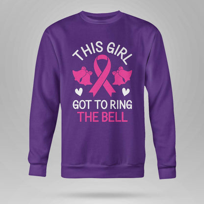 This Girl Got to Ring the Bell Chemo Grad Breast Cancer Brc2344