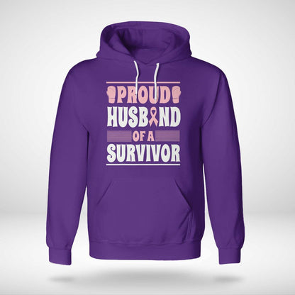 Proud Husband Of Survivor Breast Cancer Survivor Awareness Brc2344