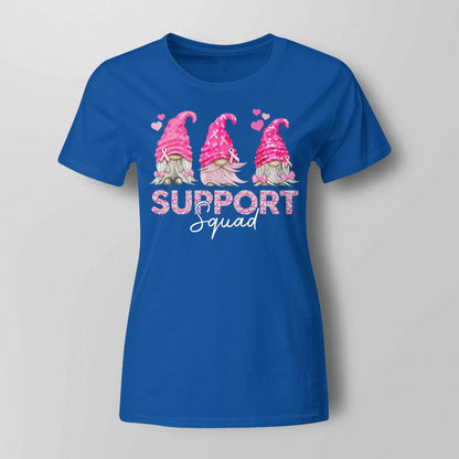 Funny Gnomies Support Squad Breast Cancer Awareness Month Brc2344