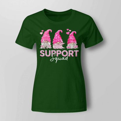 Funny Gnomies Support Squad Breast Cancer Awareness Month Brc2344