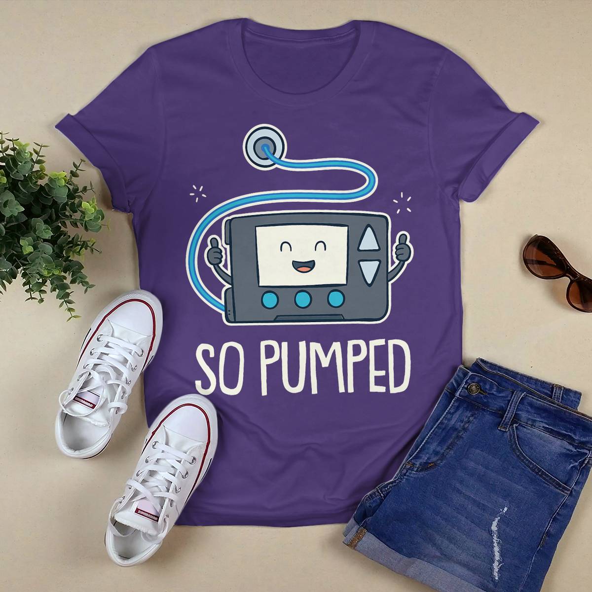 So Pumped I Insulin Pump Diabetic Type 1 Diabetes Awareness Dab2345