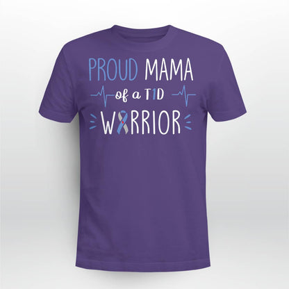 T1D Proud Mama Diabetes Awareness Blue Ribbon Month Gift Dab2345