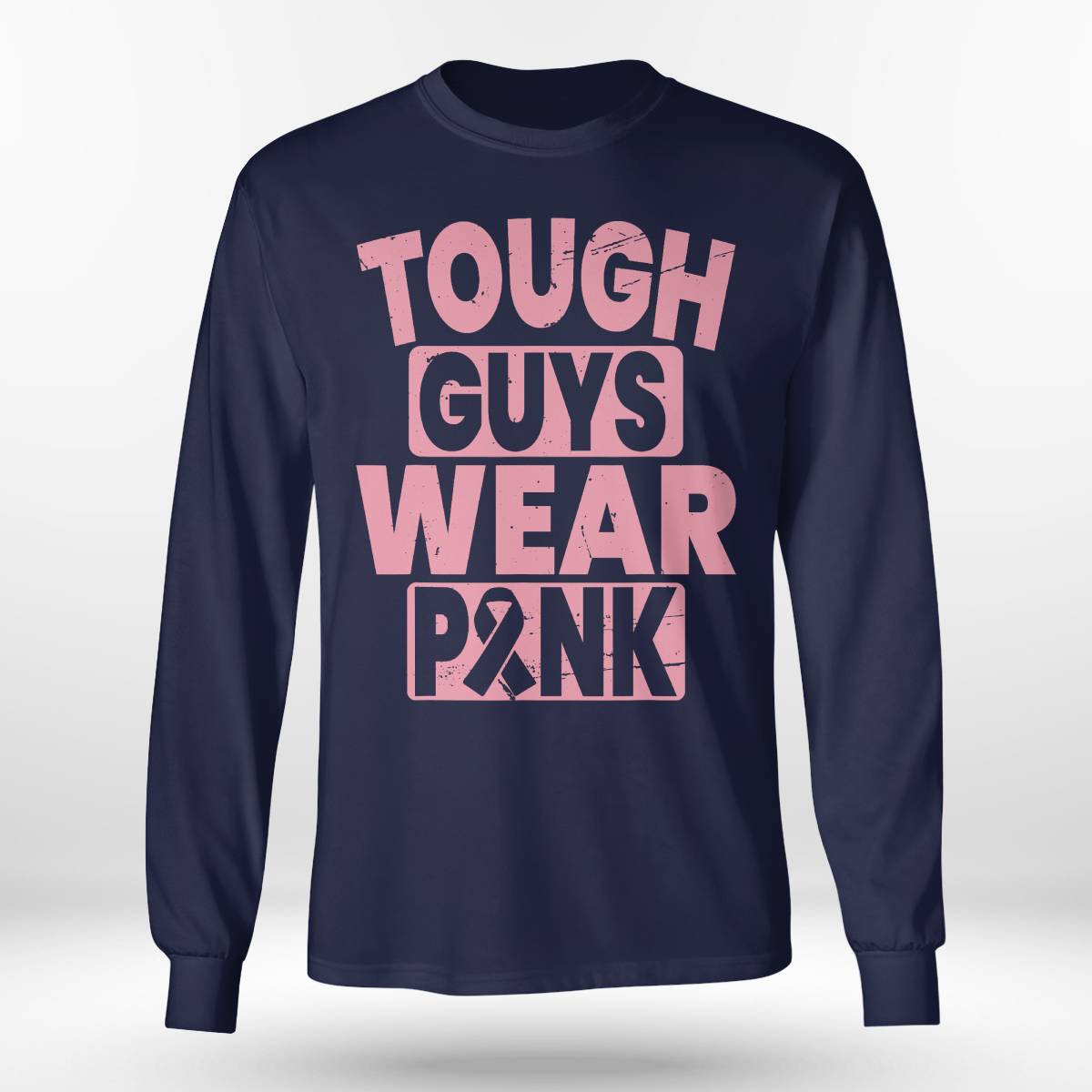 Tough Guys Wear Pink Breast Cancer Awareness Boys Brc2344