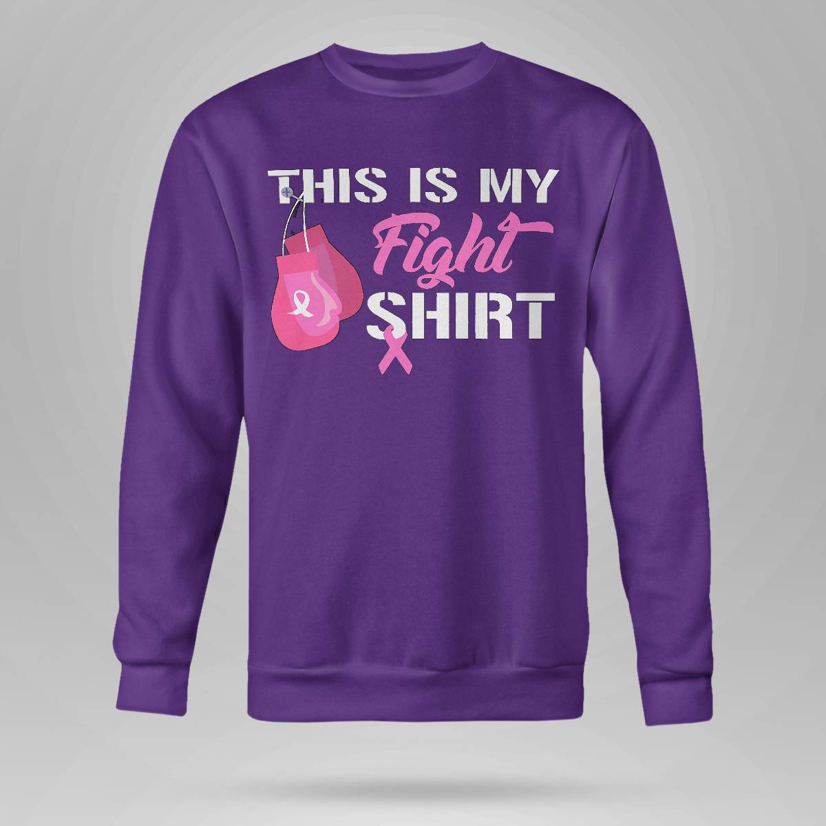 This Is My Fight Breast Cancer Fighter Believe Shirts Brc2344
