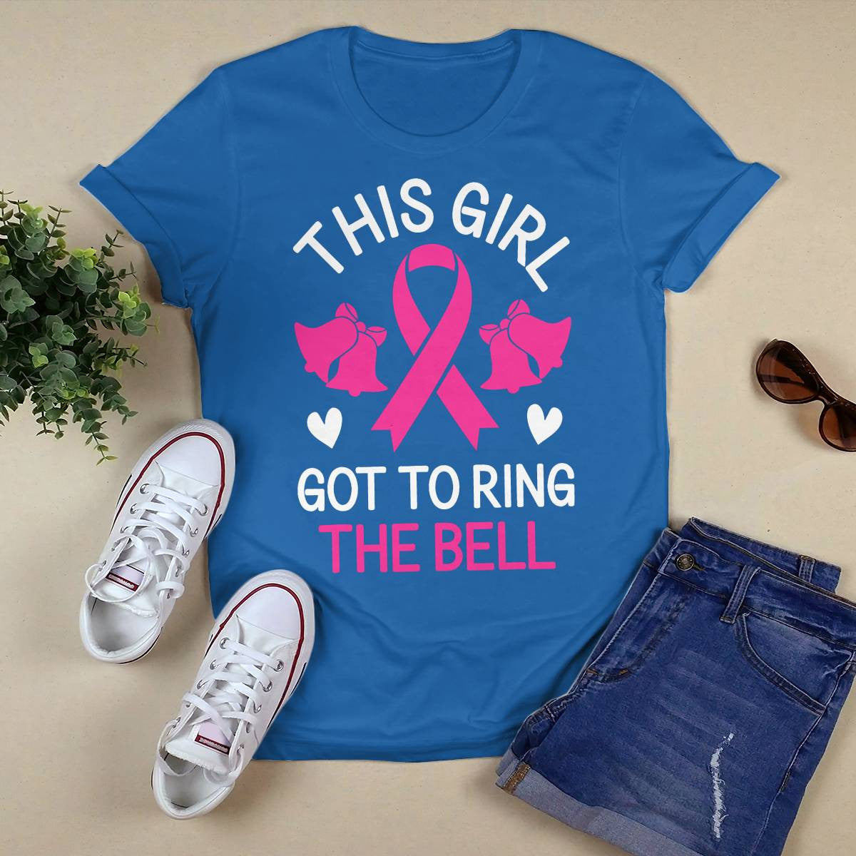 This Girl Got to Ring the Bell Chemo Grad Breast Cancer Brc2344