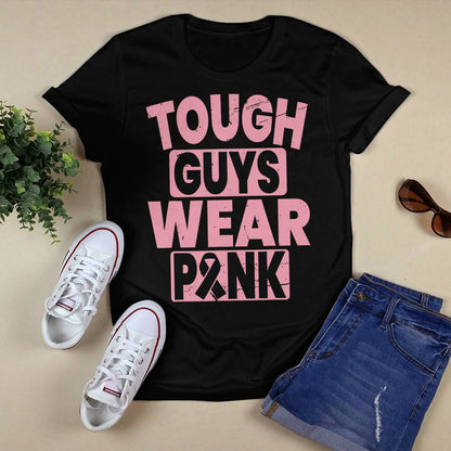 Tough Guys Wear Pink Breast Cancer Awareness Boys Brc2344