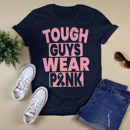 Tough Guys Wear Pink Breast Cancer Awareness Boys Brc2344