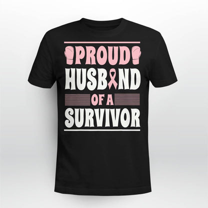 Proud Husband Of Survivor Breast Cancer Survivor Awareness Brc2344