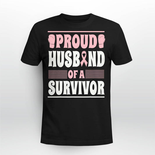 Proud Husband Of Survivor Breast Cancer Survivor Awareness Brc2344