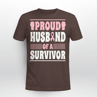 Proud Husband Of Survivor Breast Cancer Survivor Awareness Brc2344