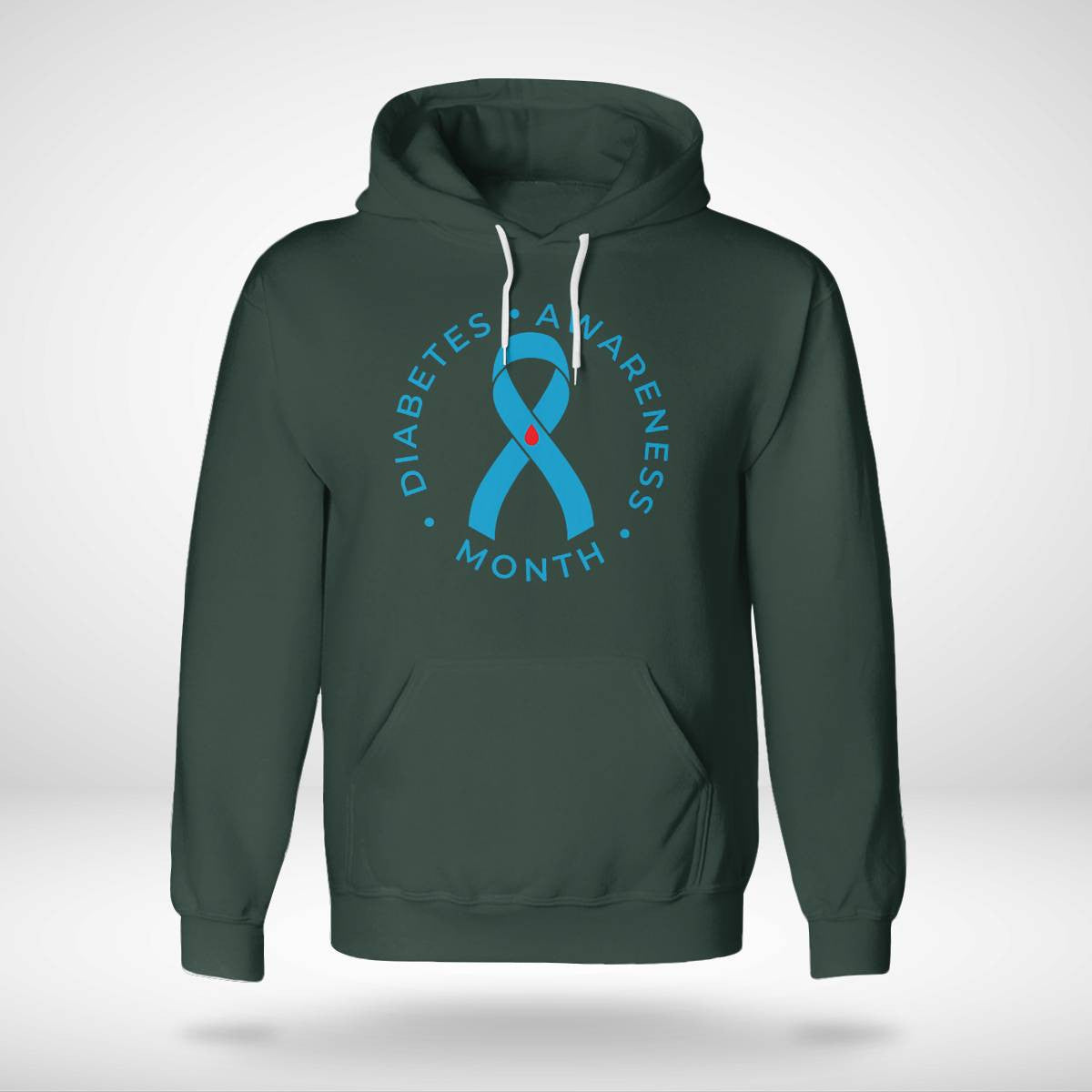 Diabetes Awareness Ribbon Type 1 One Two 2 T1D Dab2345