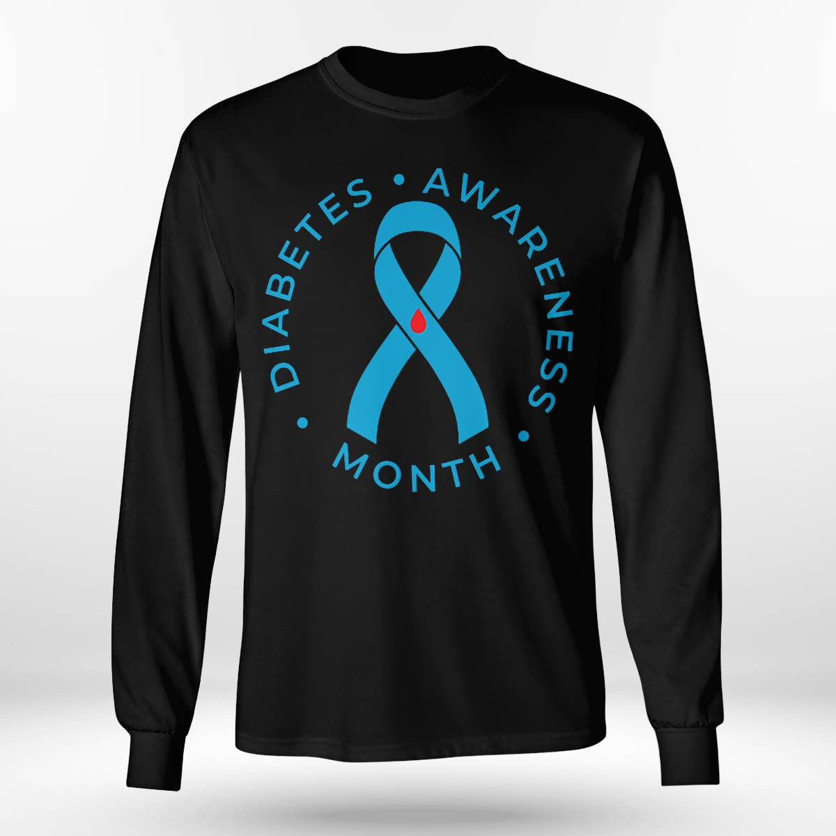 Diabetes Awareness Ribbon Type 1 One Two 2 T1D Dab2345