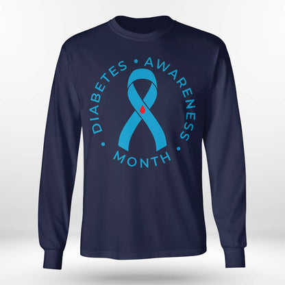 Diabetes Awareness Ribbon Type 1 One Two 2 T1D Dab2345