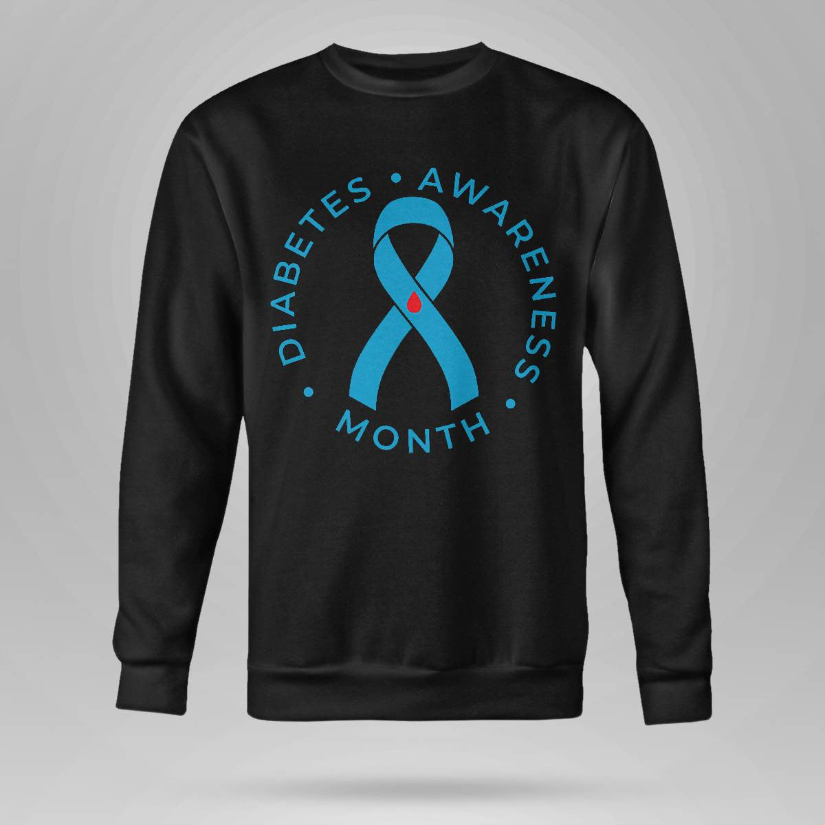 Diabetes Awareness Ribbon Type 1 One Two 2 T1D Dab2345