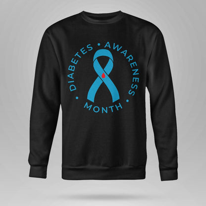 Diabetes Awareness Ribbon Type 1 One Two 2 T1D Dab2345
