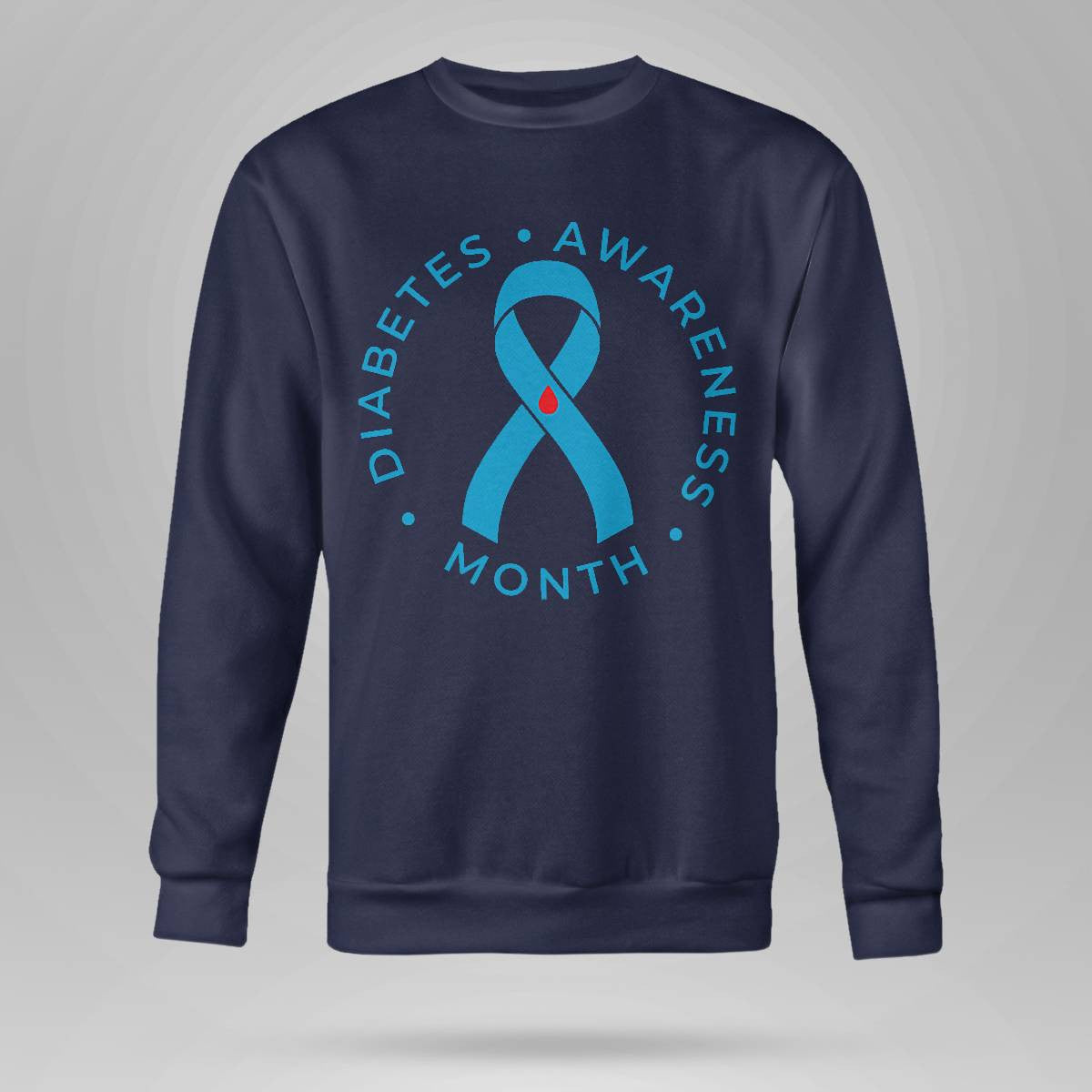 Diabetes Awareness Ribbon Type 1 One Two 2 T1D Dab2345