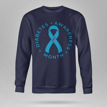Diabetes Awareness Ribbon Type 1 One Two 2 T1D Dab2345