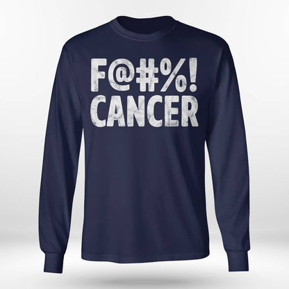 Fuck Cancer Breast Cancer Awareness Gift Distressed F@! Brc2344