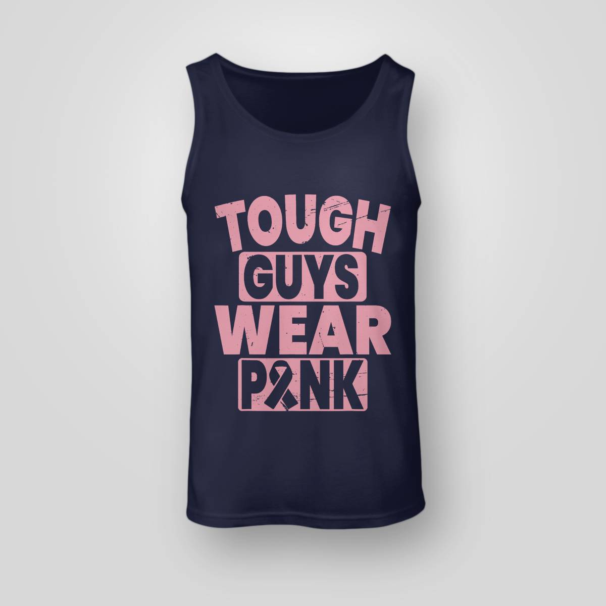 Tough Guys Wear Pink Breast Cancer Awareness Boys Brc2344