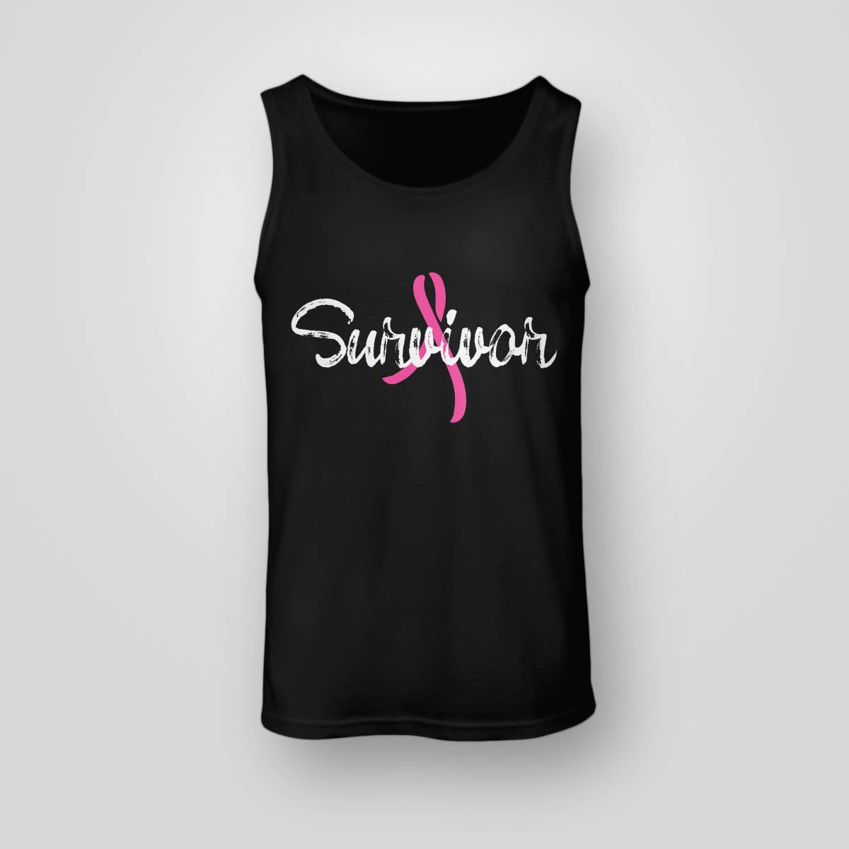 Womens Breast Cancer Awareness Survivor Pink Ribbon Gift V-Neck Brc2344