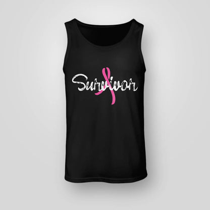 Womens Breast Cancer Awareness Survivor Pink Ribbon Gift V-Neck Brc2344