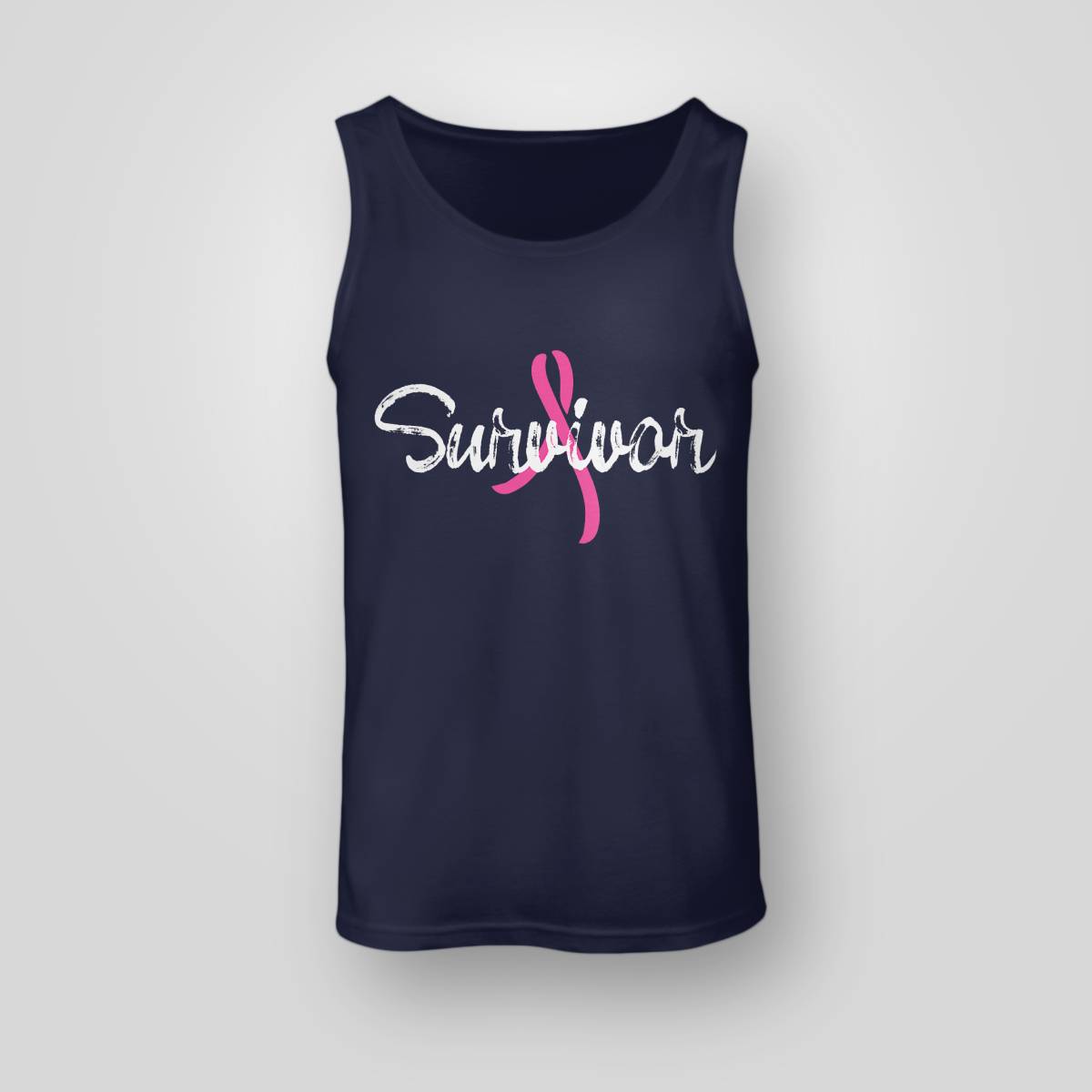 Womens Breast Cancer Awareness Survivor Pink Ribbon Gift V-Neck Brc2344