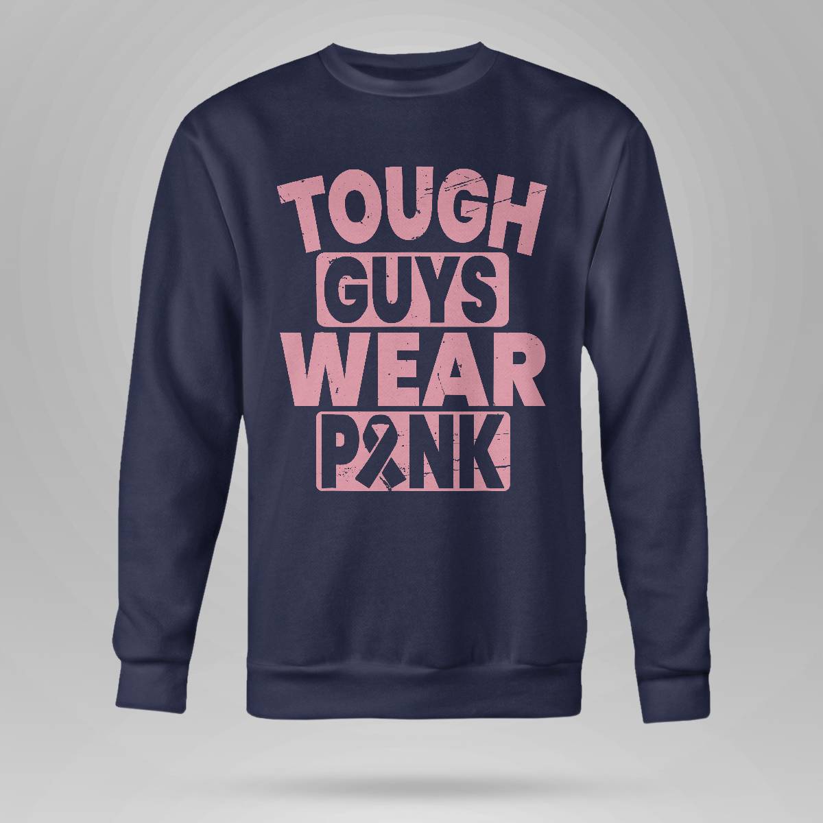 Tough Guys Wear Pink Breast Cancer Awareness Boys Brc2344