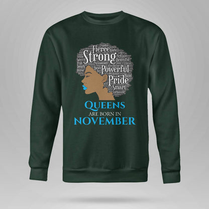 Queens Are Born In November Birthday Black Dab2345
