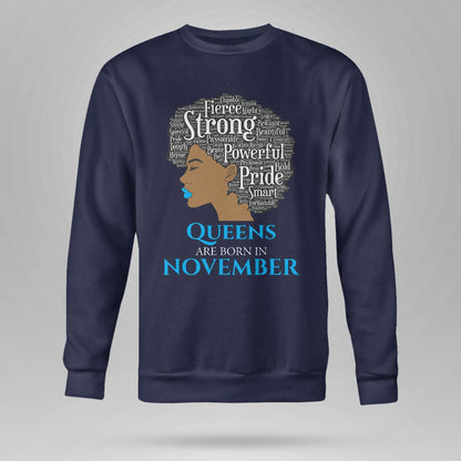 Queens Are Born In November Birthday Black Dab2345