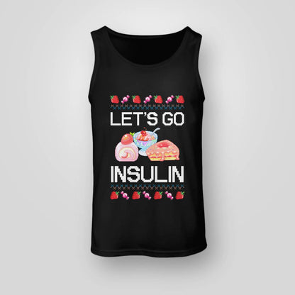 Diabetes Awareness Let's Go Insulin Ugly Christmas Dab2345