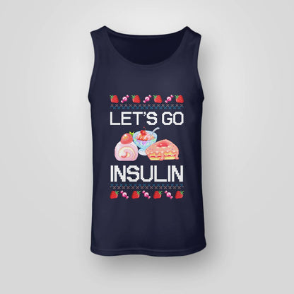 Diabetes Awareness Let's Go Insulin Ugly Christmas Dab2345