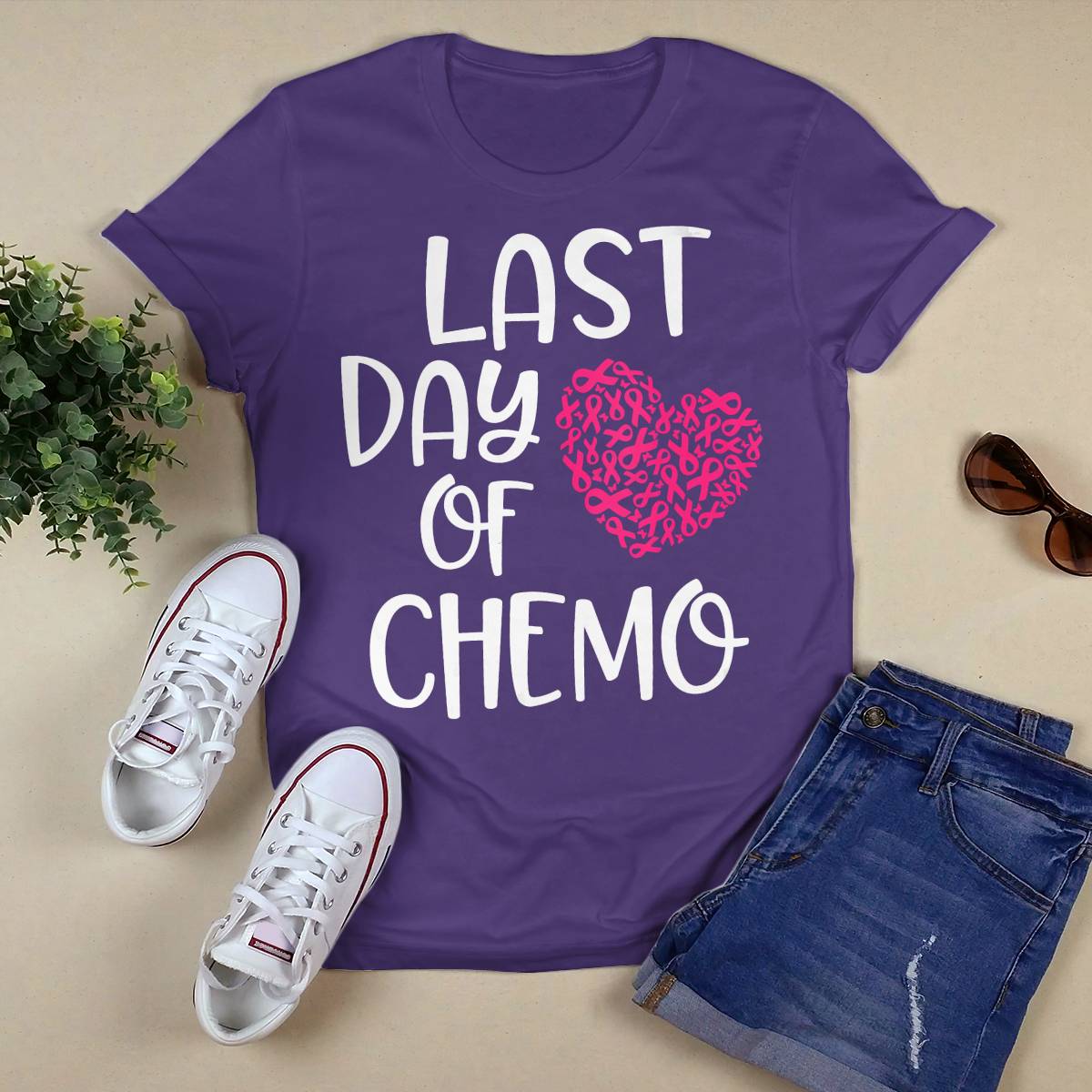 Womens Last Day of Chemo Breast Cancer Survivor Brc2344